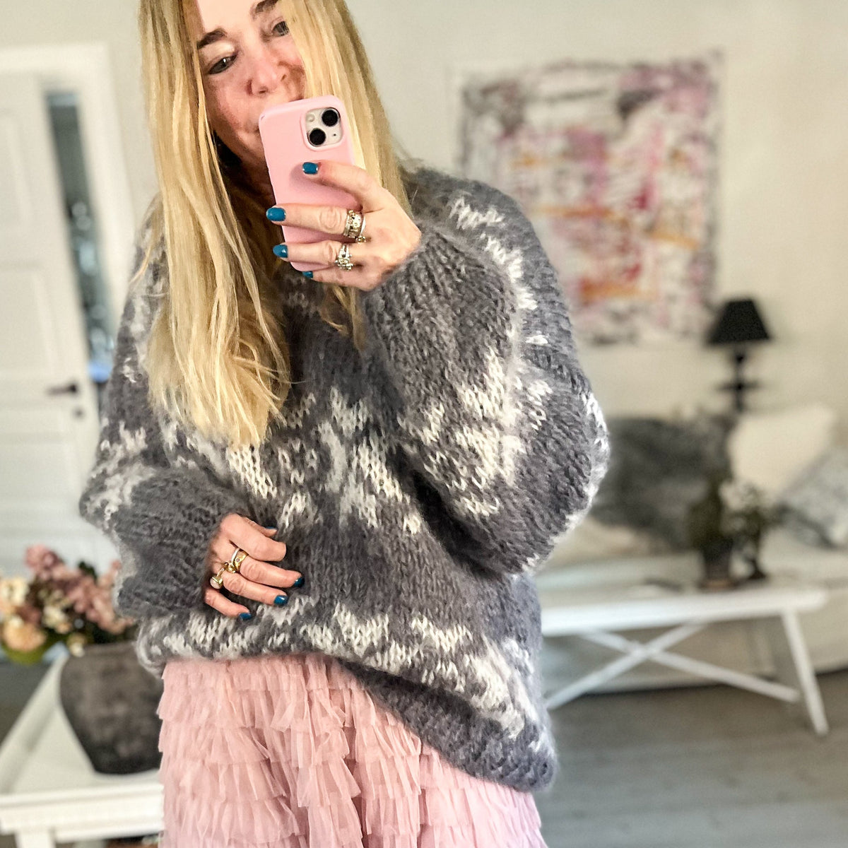 Vera Sweater Mohair by Sandknit, Strickpaket aus der Bella oder Bella Color by Permin ab 103,50 €