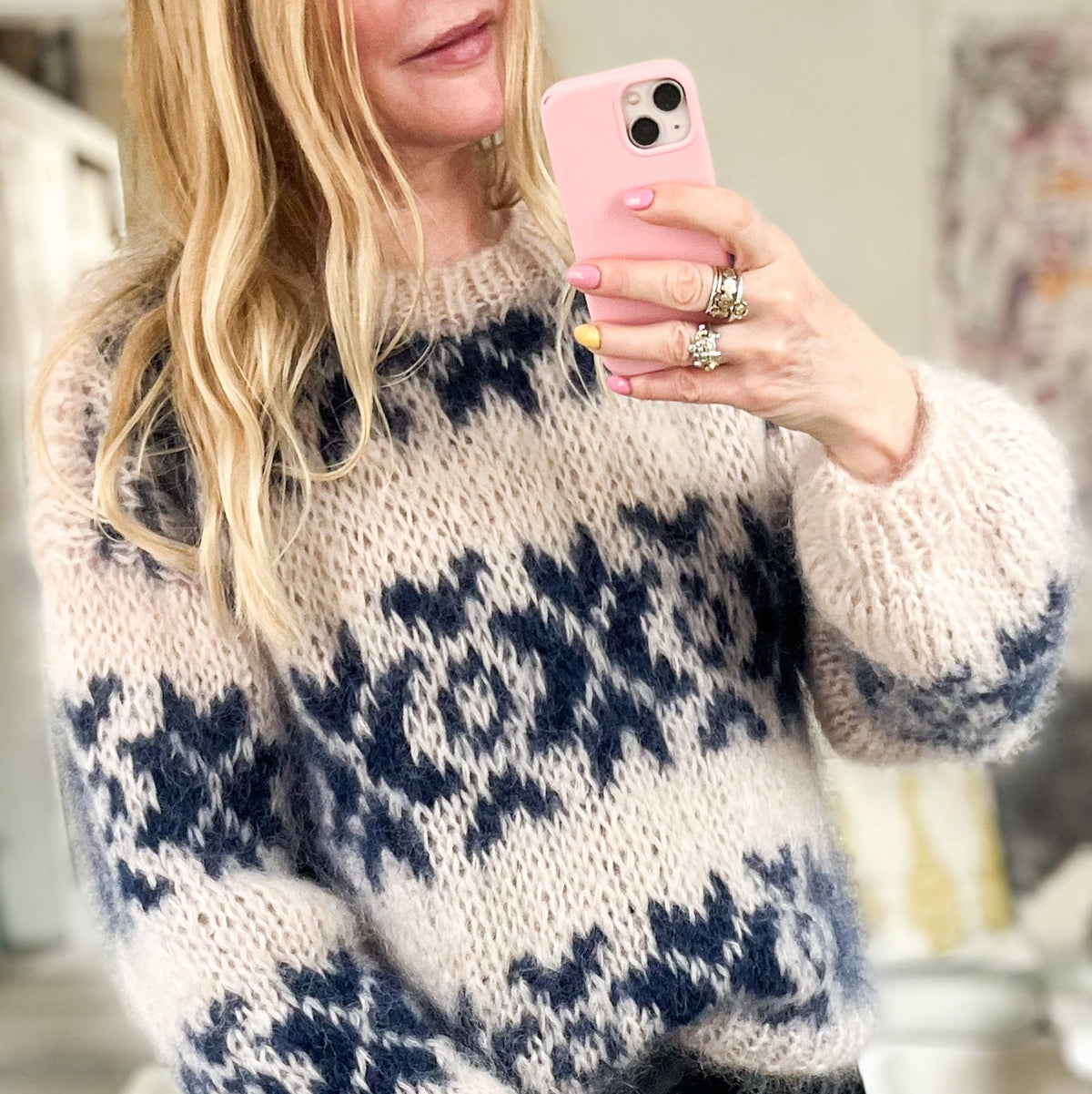 Vera Sweater Mohair by Sandknit, Strickpaket aus der Bella oder Bella Color by Permin ab 103,50 €