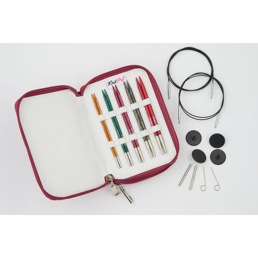 Dreamz Starter Nadelset – Auswechselbare Nadelspitzen 3,0–5,0 mm 13 cm – KnitPro