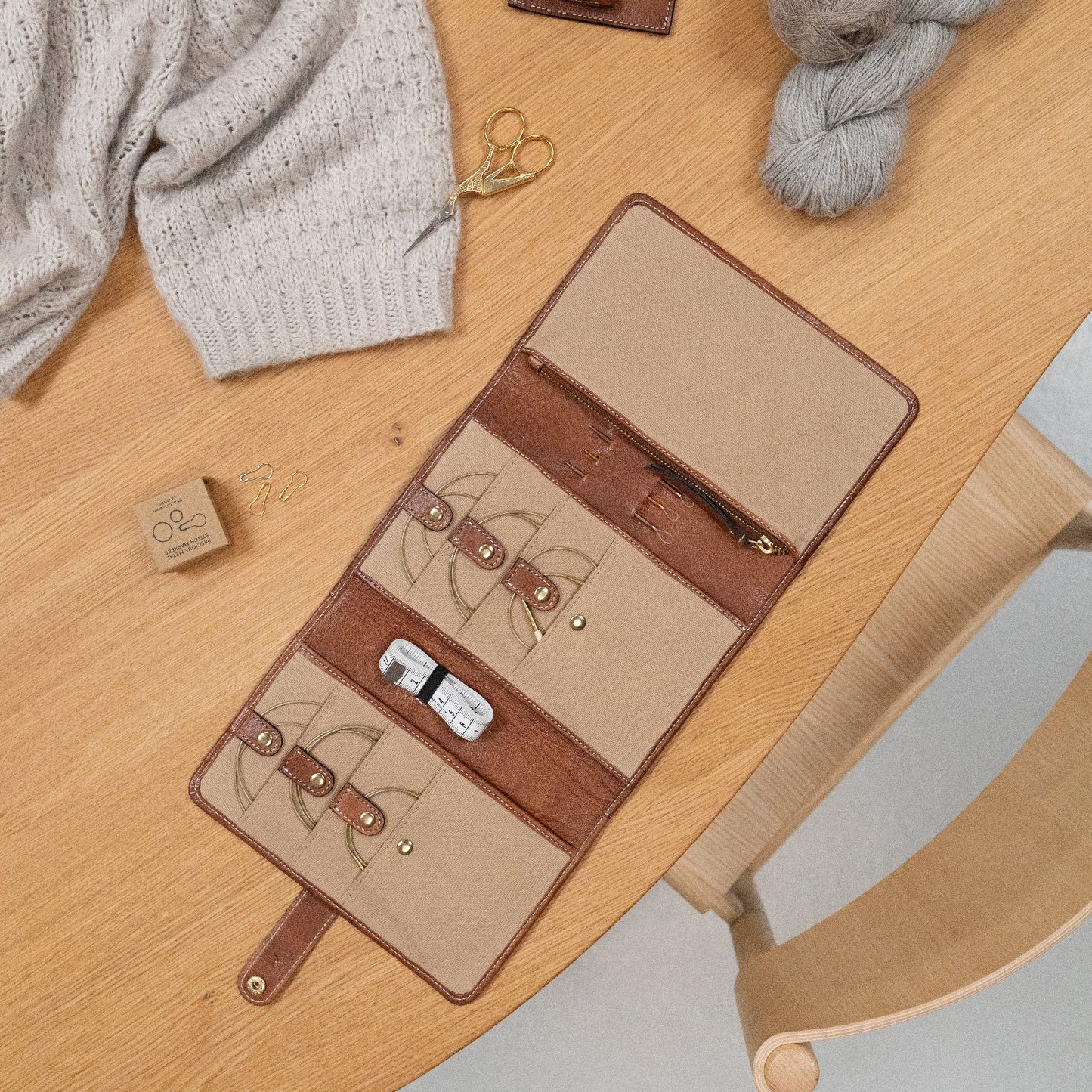 Nadeletui P07 von RE:DESIGNED – Rundstricknadeln