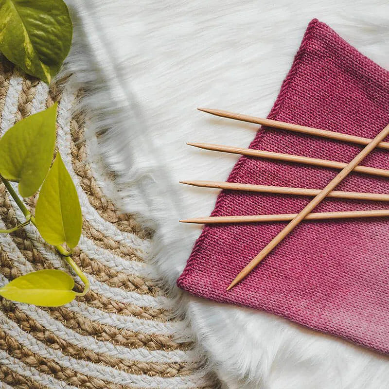 Sockenstricknadeln (Nadelspiel) Basix Beech by KnitPro