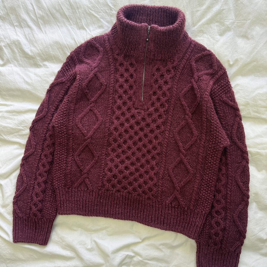 Dagmar Zipper Sweater – Petite Knit - gedruckte Anleitung