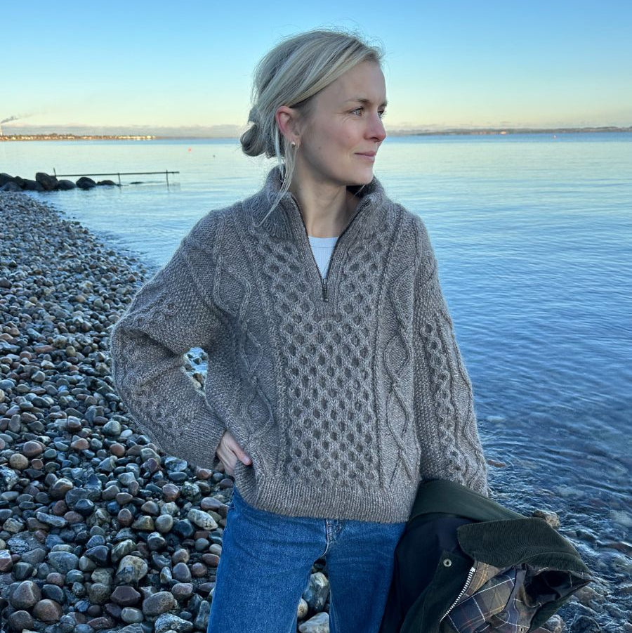 Dagmar Zipper Sweater – Petite Knit - gedruckte Anleitung