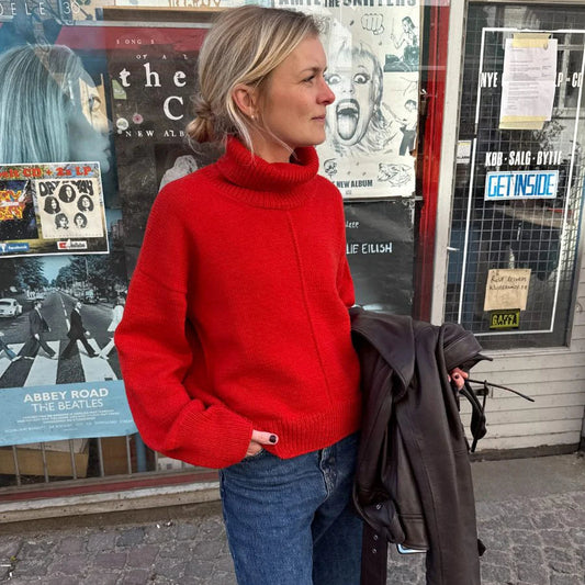 Scarlet Sweater – Petite Knit - gedruckte Anleitung