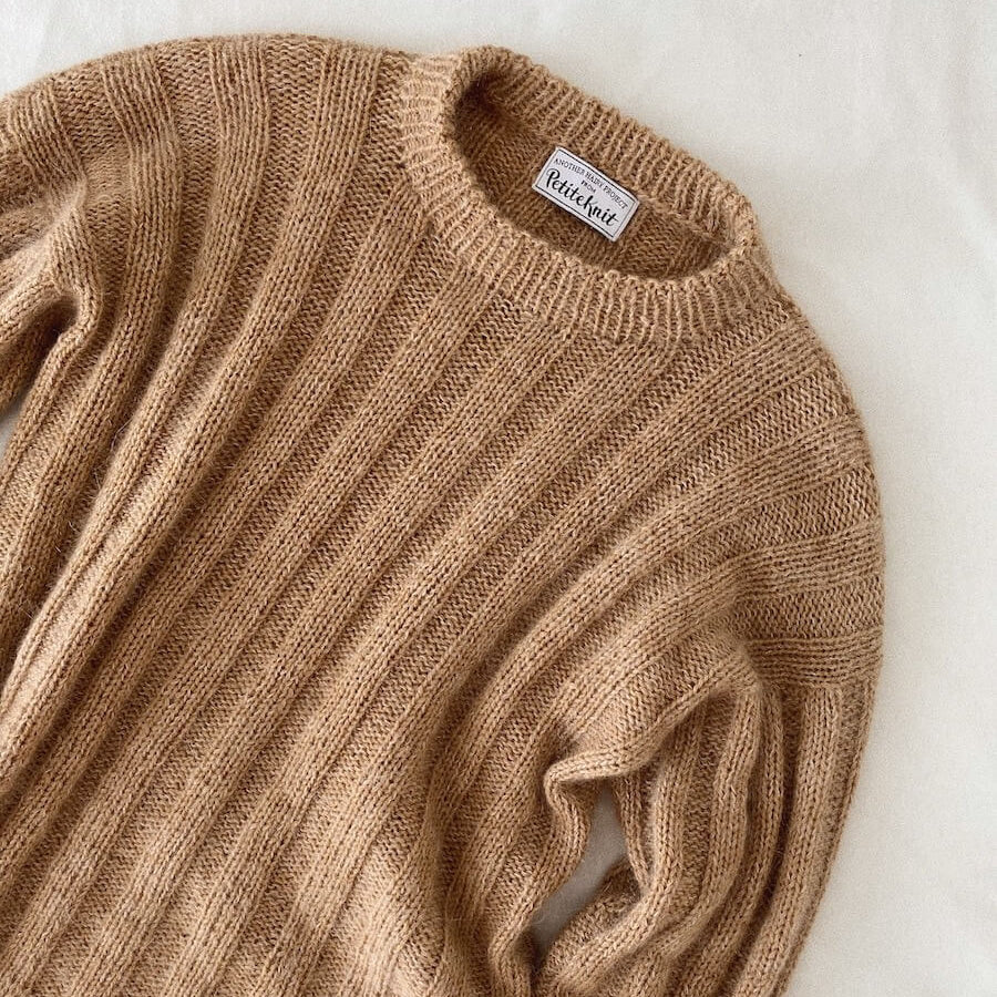 Längsstreifen Pullover – Petite Knit - gedruckte Anleitung